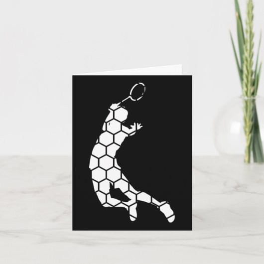 シャトルバドミントンスカッシュバドミントンプレーヤー カード (正面)