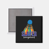 シャトルバドミントンプレーヤー引用文 マグネット (正面/裏面)