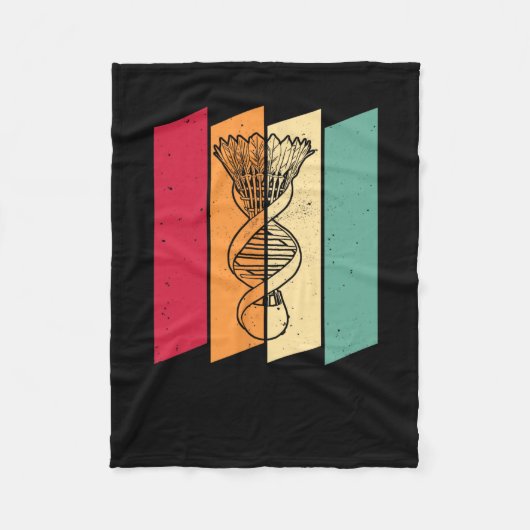 シャトルバドミントン選手チームコート – 私のDn内 フリースブランケット (正面)