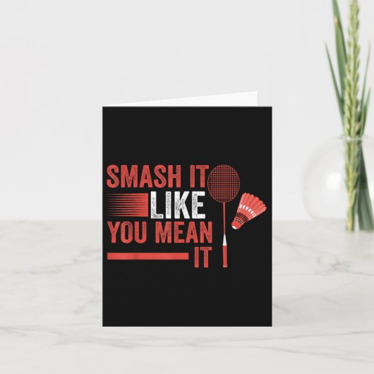 シャトルバドミントン選手 カード (正面)