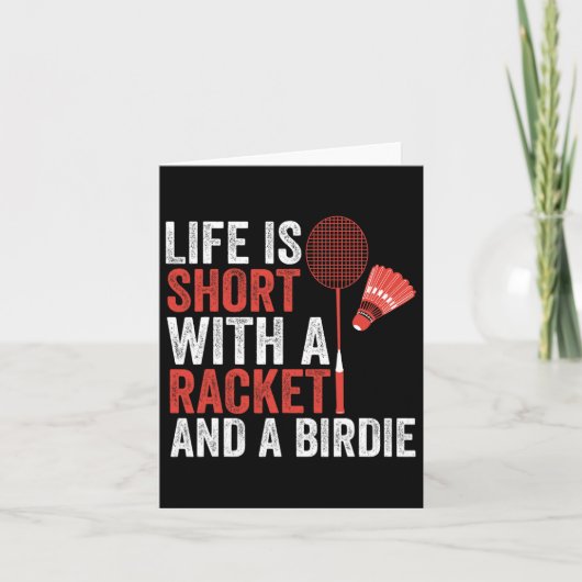 シャトルバドミントン カード (正面)