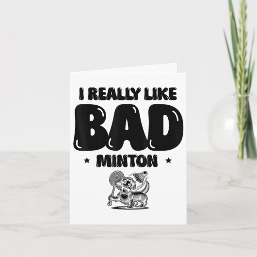 シャトルバ来トミントンプレーヤーを粉砕する カード (正面)