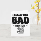 シャトルバ来トミントンプレーヤーを粉砕する カード (黄色い花)