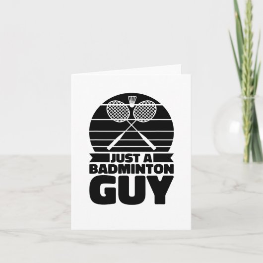 シャトルラケットコートラケット – チームのみバドミント カード (正面)