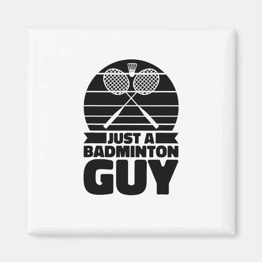 シャトルラケットコートラケット – チームのみバドミント マグネット (正面)