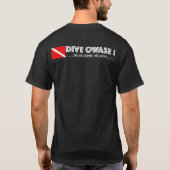 シャトル型の貝のプリント Tシャツ (裏面)