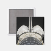 シャトル宇宙の後部 マグネット (正面/裏面)