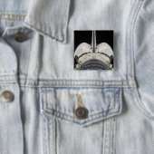 シャトル宇宙の後部 缶バッジ (インサイチュ)