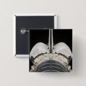 シャトル宇宙の後部 缶バッジ (正面&裏面)