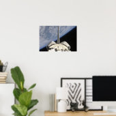 シャトル宇宙の部分的見解 ポスター (ホームオフィス)