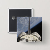 シャトル宇宙の部分的見解 缶バッジ (正面&裏面)