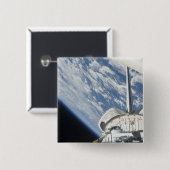 シャトル宇宙の部分的見解 缶バッジ (正面&裏面)