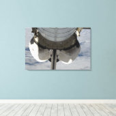 シャトル宇宙2の後部 キャンバスプリント (インサイチュ (ウッドフロア))