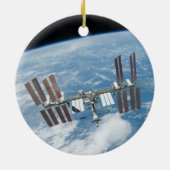 シャトル波止場国際的宇宙 セラミックオーナメント (裏面)