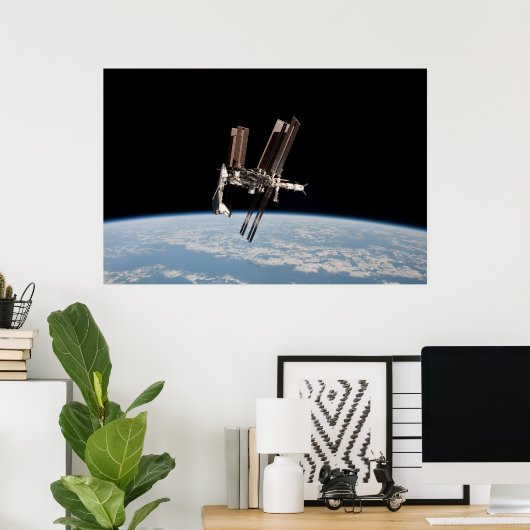 シャトル波止場国際的宇宙 ポスター (ホームオフィス)