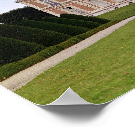 シャトーの景色 ポスター (角)