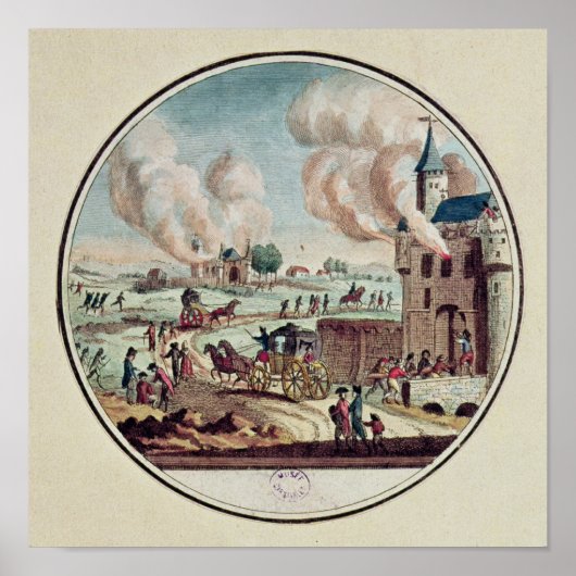 シャトーの略奪と破壊 ポスター (正面)