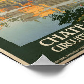 シャトーダンボワーズのヴィンテージ旅行ポスター ポスター (角)