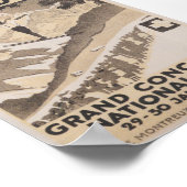 シャトーデオックススイスヴィンテージスキートラベル ポスター (角)