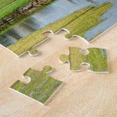 シャトーデシャンティリーアンドルノートルガーデン – フランス ジグソーパズル (側面)