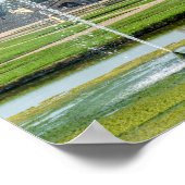 シャトーデシャンティリーアンドルノートルガーデン – フランス ポスター (角)