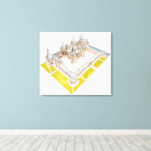 シャトーデシャンボルドシャンボルドロワール – エ – チャー キャンバスプリント (インサイチュ (ウッドフロア))