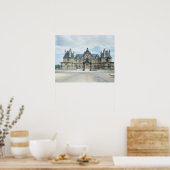 シャトーデメゾンの西ファサードのビュー ポスター (キッチン)