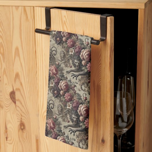 シャトーデループス – ゴシックビクトリアン キッチンタオル (三つ折り)