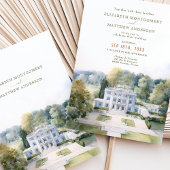 シャトードゥトゥーラウプロヴァンス庭園の結婚式 招待状