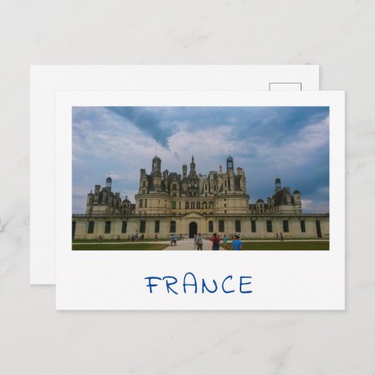 シャトードシャンボルドキャッスルアーキテクチャーフランス ポストカード (正面/裏面)