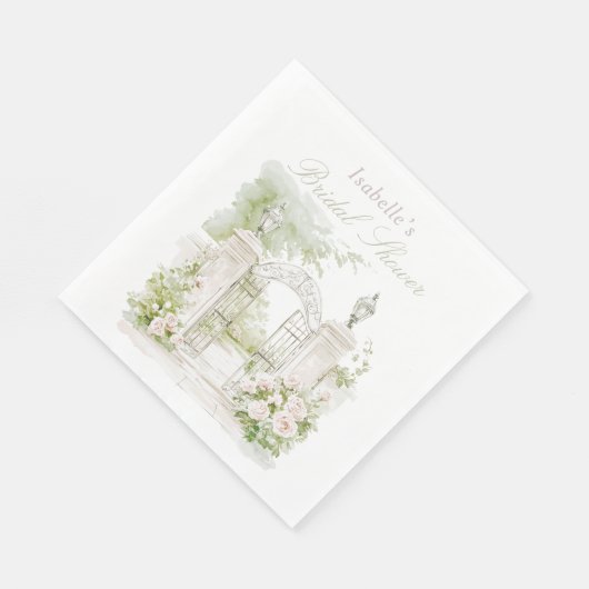 シャトーパエレガントステルブライダルガーデン スタンダードランチョンナプキン (角)