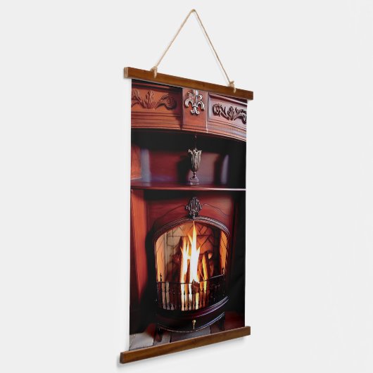 シャトーフランスのスモールハースウォールタペストリー 吊り下げ型タペストリー (傾斜あり)