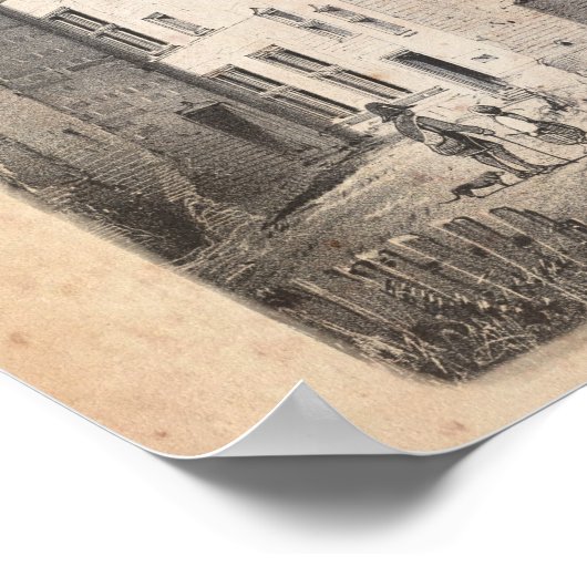 シャトーフランスのデコール・シャトー建築芸術no.7 ポスター (角)