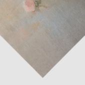 シャトーフランスのバラコートヤードブルーピンクフローラ 薄葉紙 (詳細)