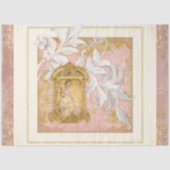 シャトーフランスのヴィンテージエレガントデカップアート 薄葉紙 (正面)