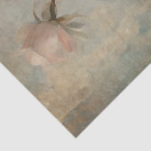 シャトーフランスのヴィンテージブルーピンクフローラデコパージュ 薄葉紙 (詳細)