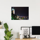 シャトーフロンテナックキャッスルボードウォークケベックポスター ポスター (ホームオフィス)