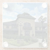 シャトーモリゼットワイナリー、フロイド、バージニア ガラスコースター (裏面)