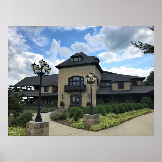 シャトーモリゼットワイナリー、フロイド、バージニア ポスター (正面)