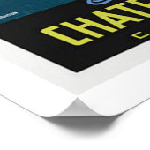 シャトーレイクルイズ、バンフヴィンテージトラベル ポスター (角)