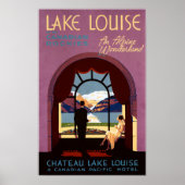 シャトーレイクロイズカナダヴィンテージトラベル ポスター (正面)