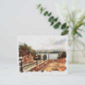 シャトーローリエからのオタワロックのビュー ポストカード (スタンド正面)