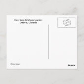 シャトーローリエからのオタワロックのビュー ポストカード (裏面)