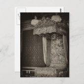 シャトー王室のベルサイユの寝室 ポストカード (正面/裏面)