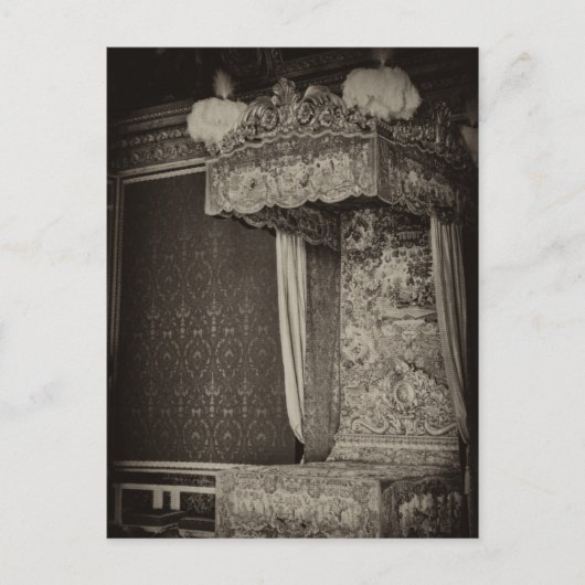 シャトー王室のベルサイユの寝室 ポストカード (正面)