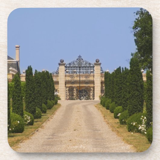 シャトー·オー·サルペの堂々たる入り口 コースター (正面)