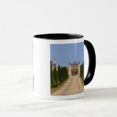 シャトー·オー·サルペの堂々たる入り口 マグカップ (正面右)