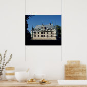 シャトー・ダザイ・ル・リデオの一般的見解 ポスター (キッチン)