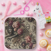 シャトー・デ・ループス – ゴシック・バロック人狼の枕 ペーパープレート (パーティー)