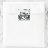 シャトー・ド・シャンティリーと庭園は設計されている スクエアシール (バッグ)